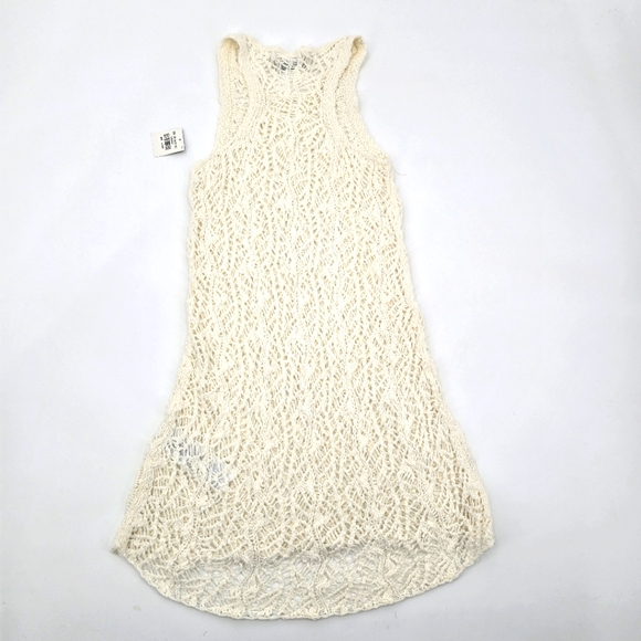 Abercrombie Kids Cream Sleeveless Knit Dress Size 8 - Picture 3 of 3
